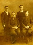 Нижний ряд справа - мой дед Алексей Терентиевич Абжинов (1938 г.)